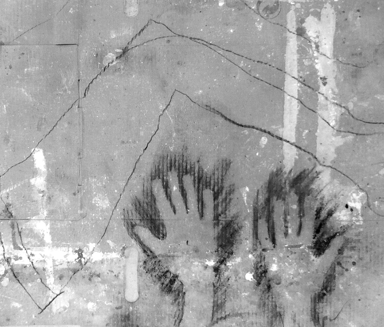 ręce, 2011 (mixed media) autorstwa Matthew Hilton