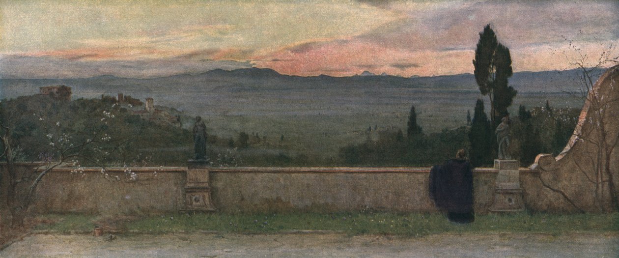 Val DArno: Wieczór, ok. 1901, ok. 1930. autorstwa Matthew Ridley Corbet