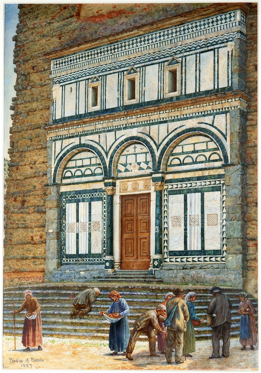 Badia w Fiesole we Florencji we Włoszech autorstwa Matthew Thomas Rooke