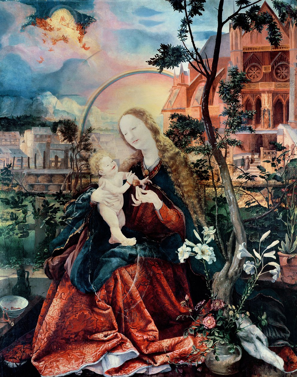 Madonna z Stuppach, 1518 r. autorstwa Matthias Grünewald