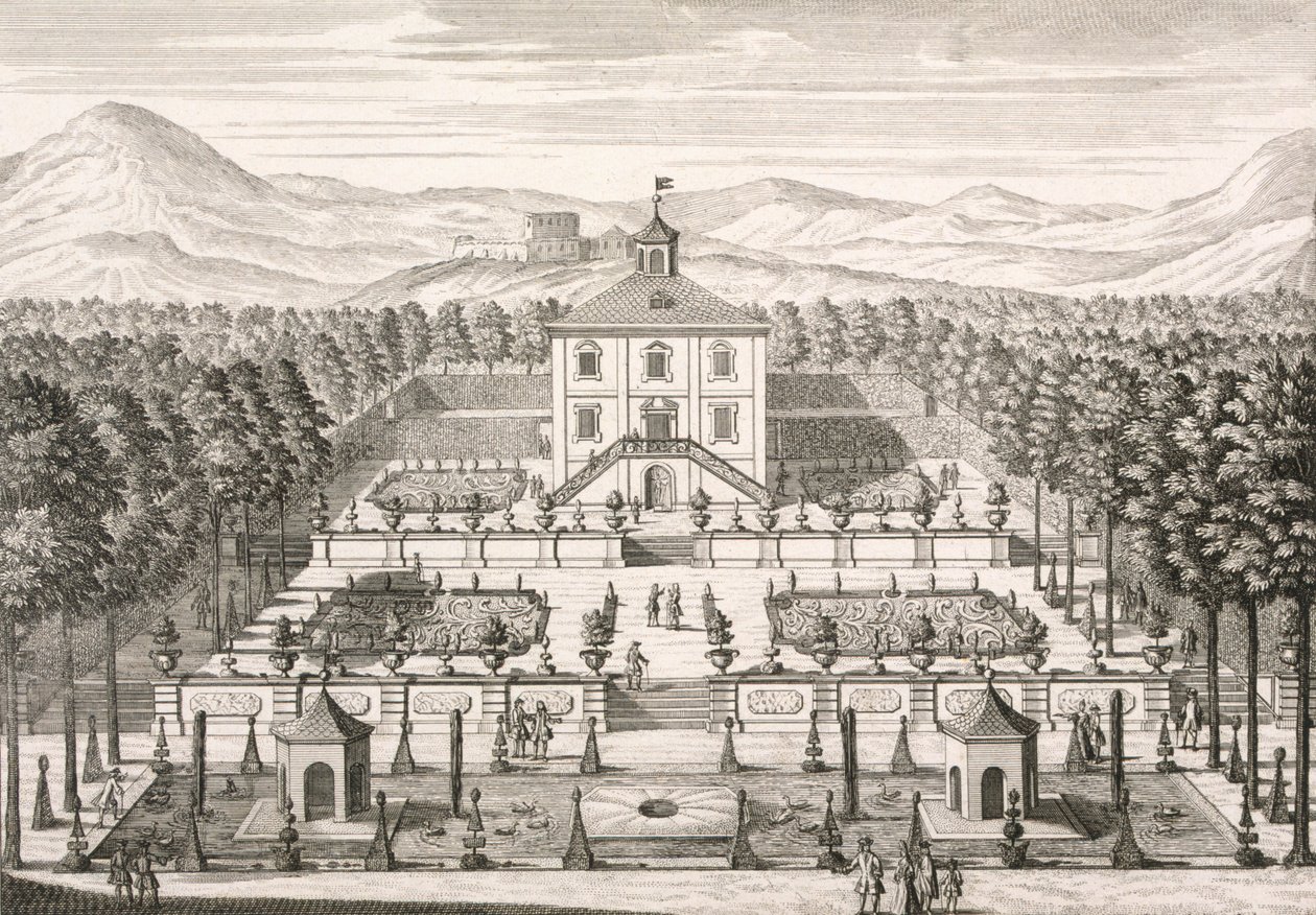 Dom i Ogród, 1715 autorstwa Matthias Diesel