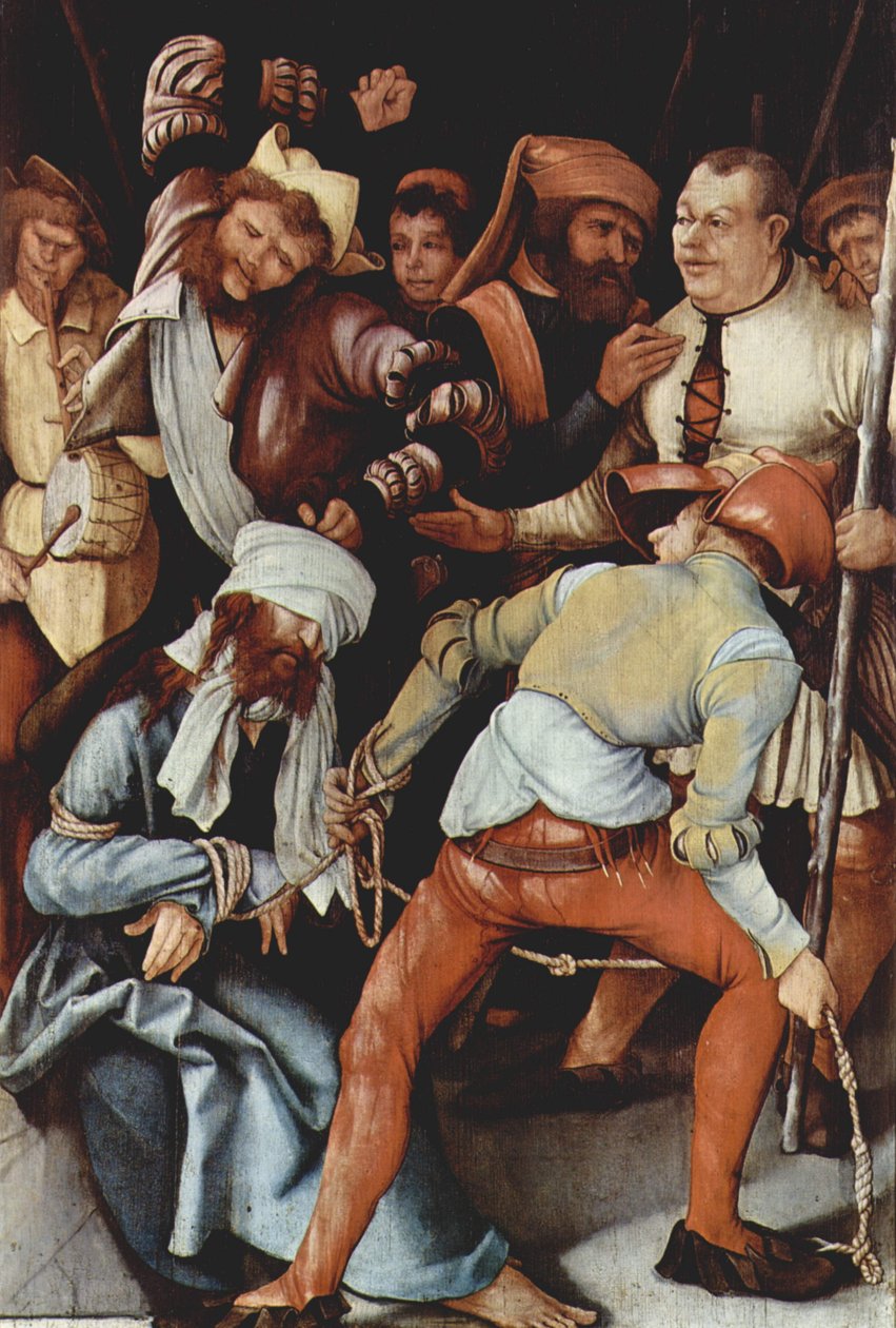 Wyśmianie Chrystusa autorstwa Matthias Grünewald