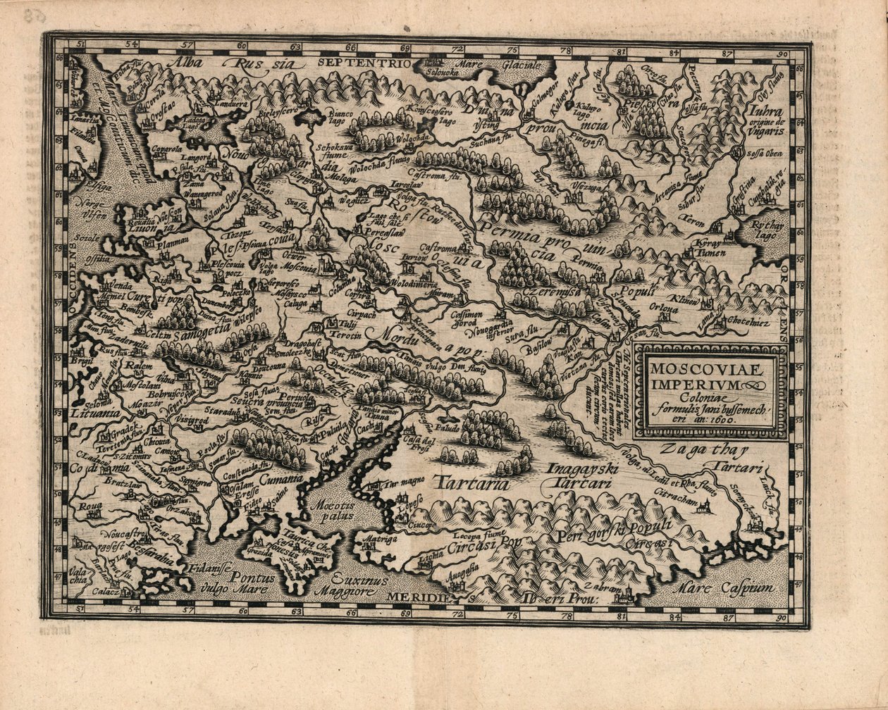 Imperium Moskiewskie, 1600 autorstwa Matthias Quad