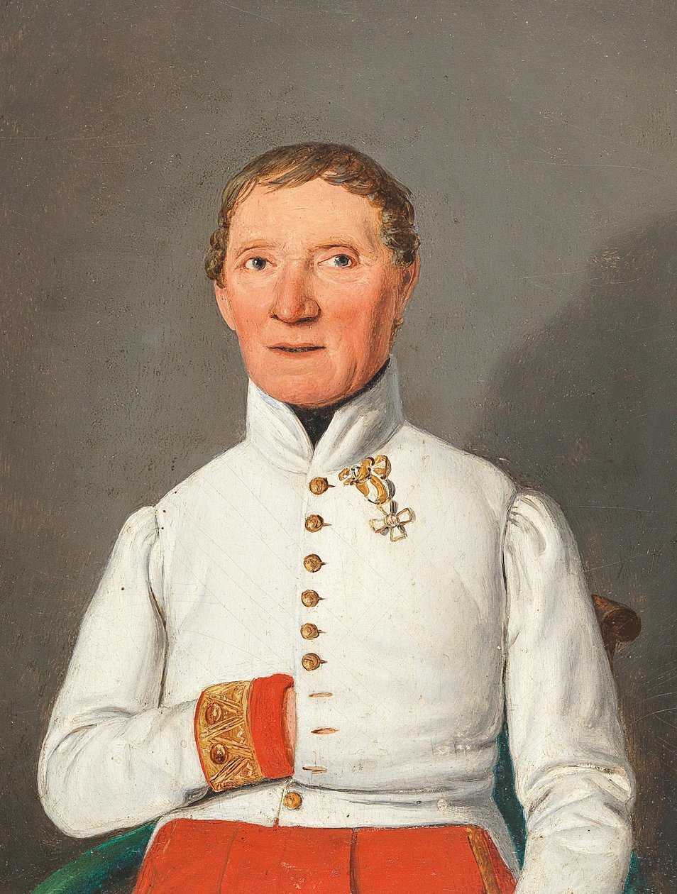 Portret Friedricha Hoffmanna von Donnersberg 1769-1848, 1842. autorstwa Matthias Rudolf Toma