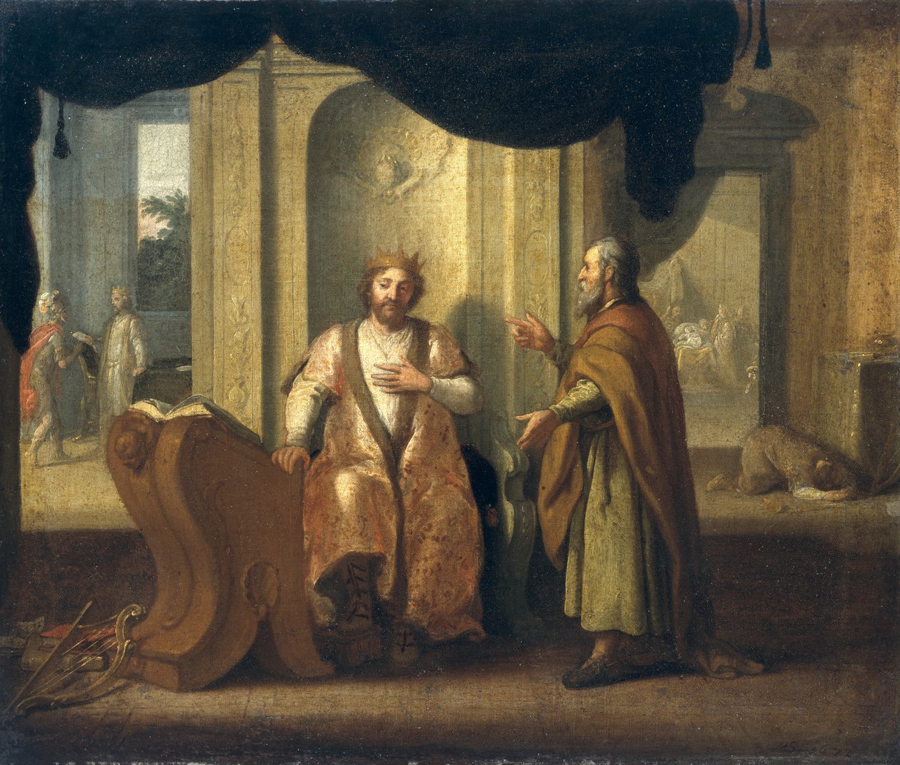 Dawid i Natan autorstwa Matthias Scheits