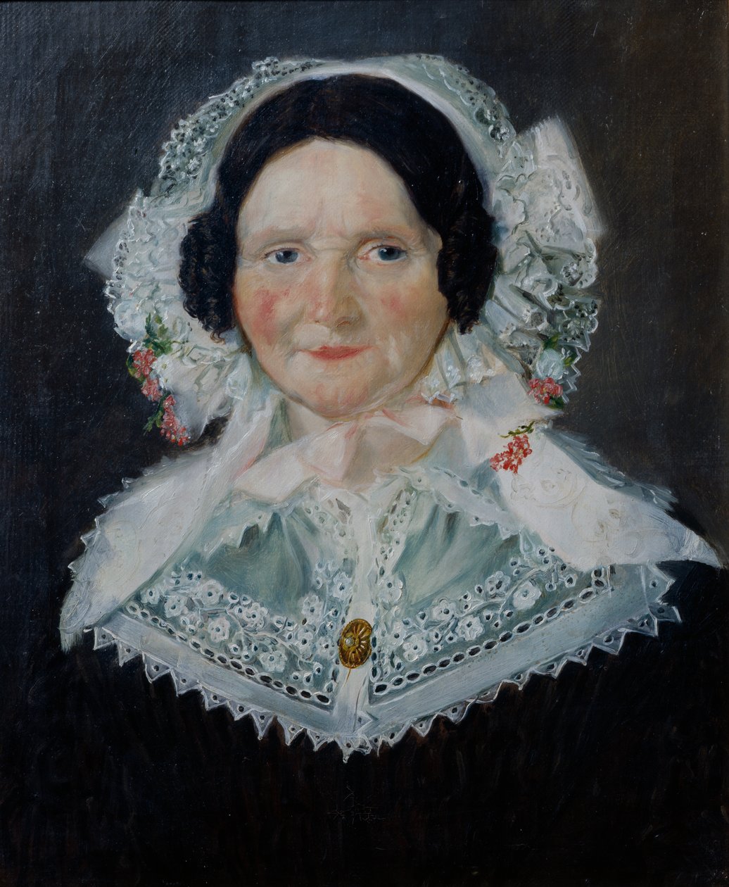 Portret kobiety (olej na płótnie) autorstwa Matthias Stoltenberg
