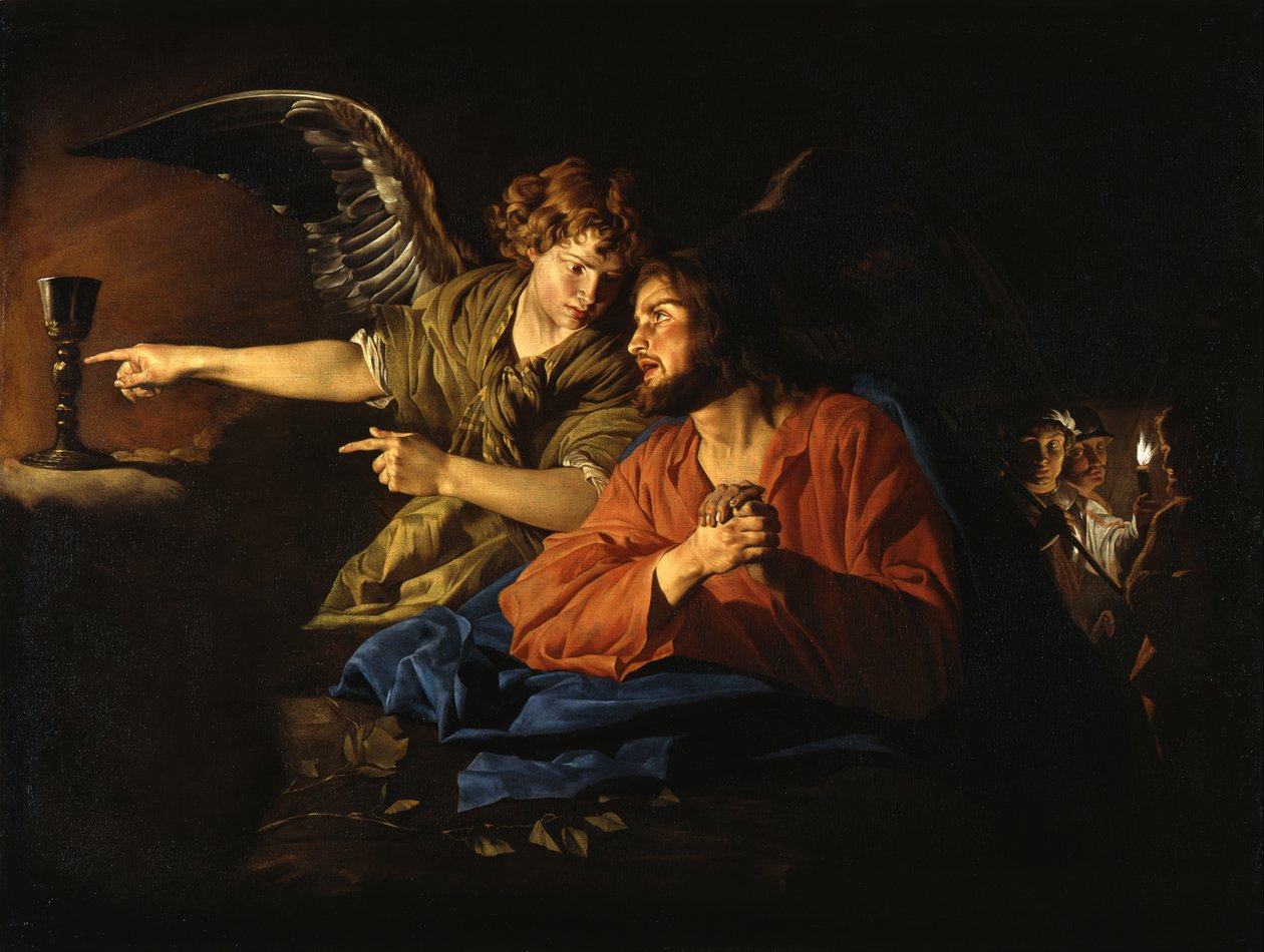 Chrystus na Górze Oliwnej autorstwa Matthias Stom