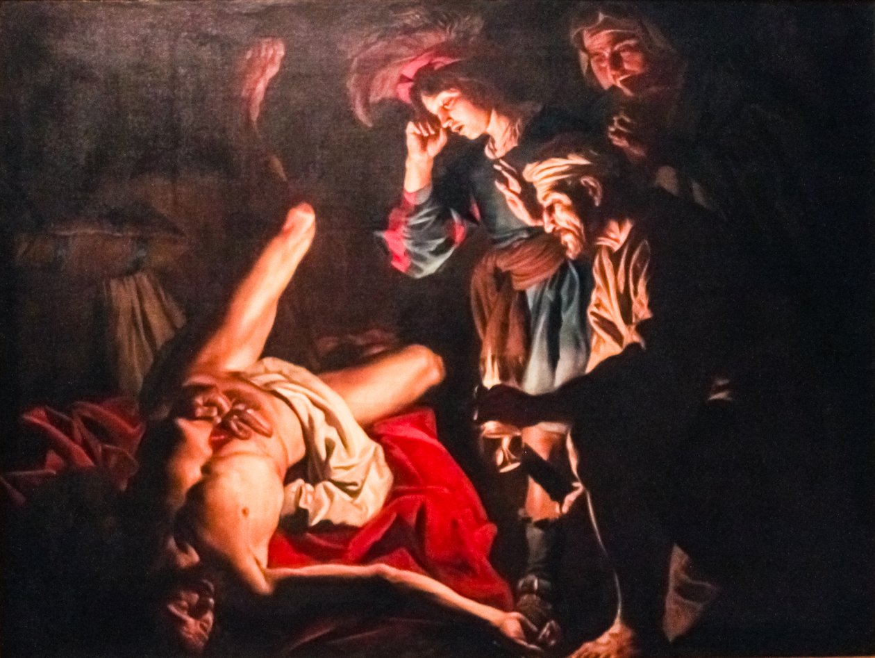 Śmierć Katona autorstwa Matthias Stom