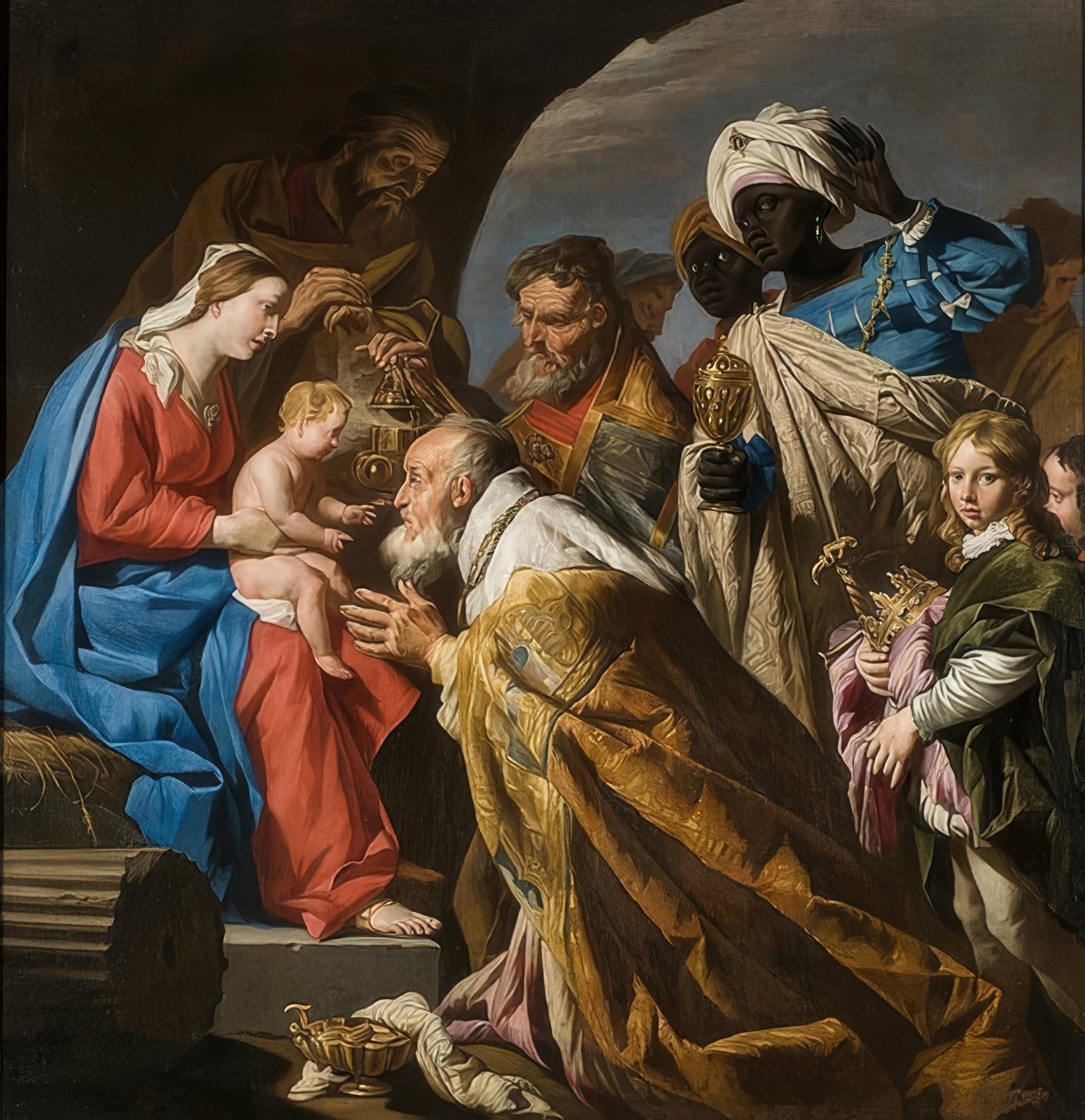 Adoracja Trzech Króli autorstwa Matthias Stomer