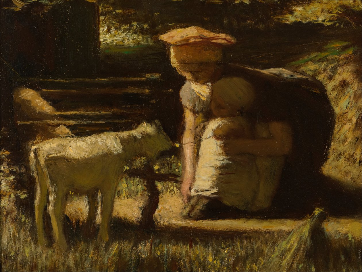 Poznawanie się (Mała koza) autorstwa Matthijs Maris