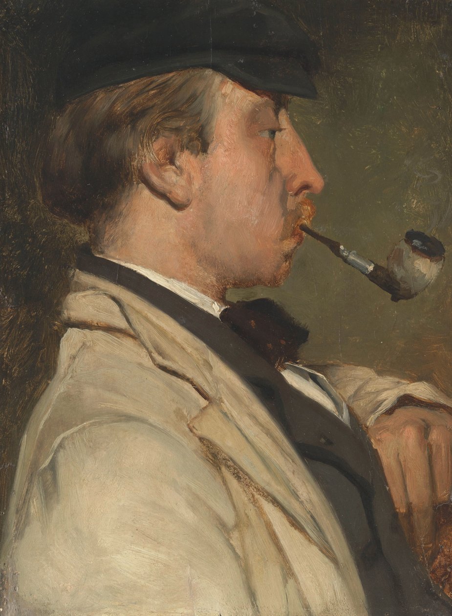 Portret Ludwika Kazimierza („Louis”) Sieriga (1834-1919), malarza autorstwa Matthijs Maris