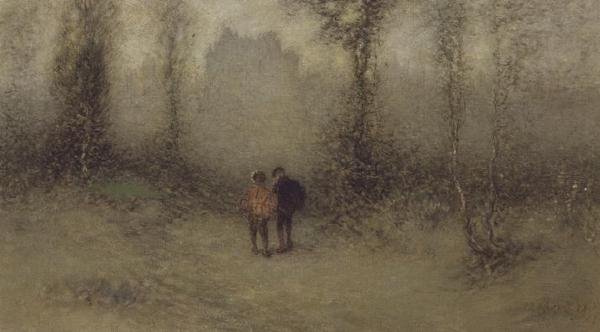 Zaczarowany Zamek, ok.1887 autorstwa Matthijs Maris
