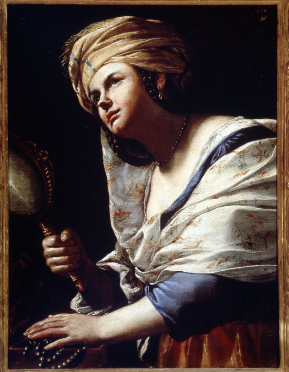 Vanit. Vanitas (próżność). Peinture de Mattia Preti Rycerz Kalabrii (1613-1699) autorstwa Mattia Preti