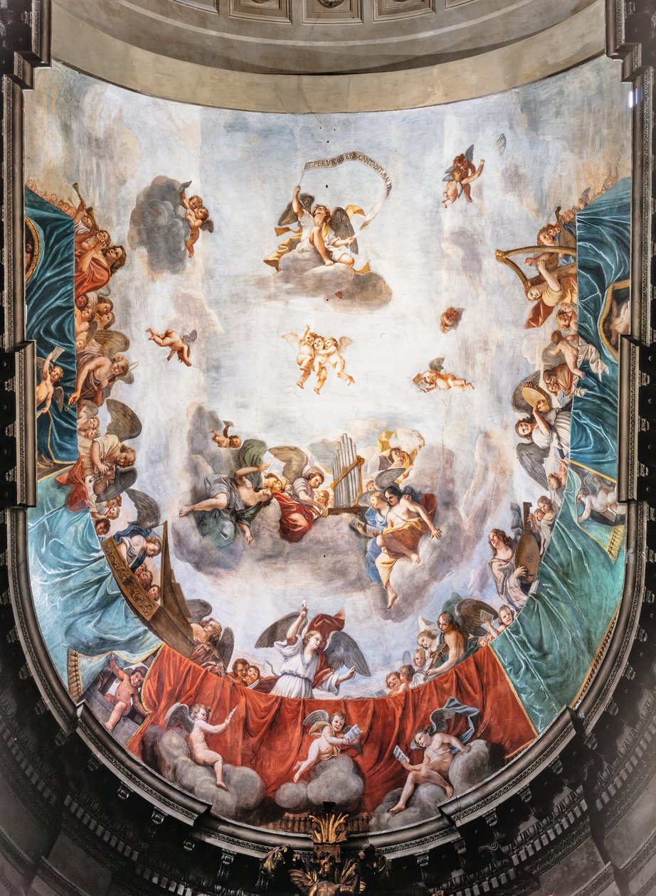 Koncerty Aniołów autorstwa Mattia (1613 99) Preti