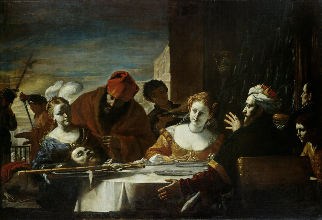 Uczta Heroda autorstwa Mattia (1613 99) Preti