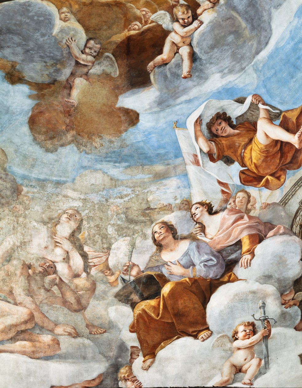 Paradise, szczegóły autorstwa Mattia (1613 99) Preti