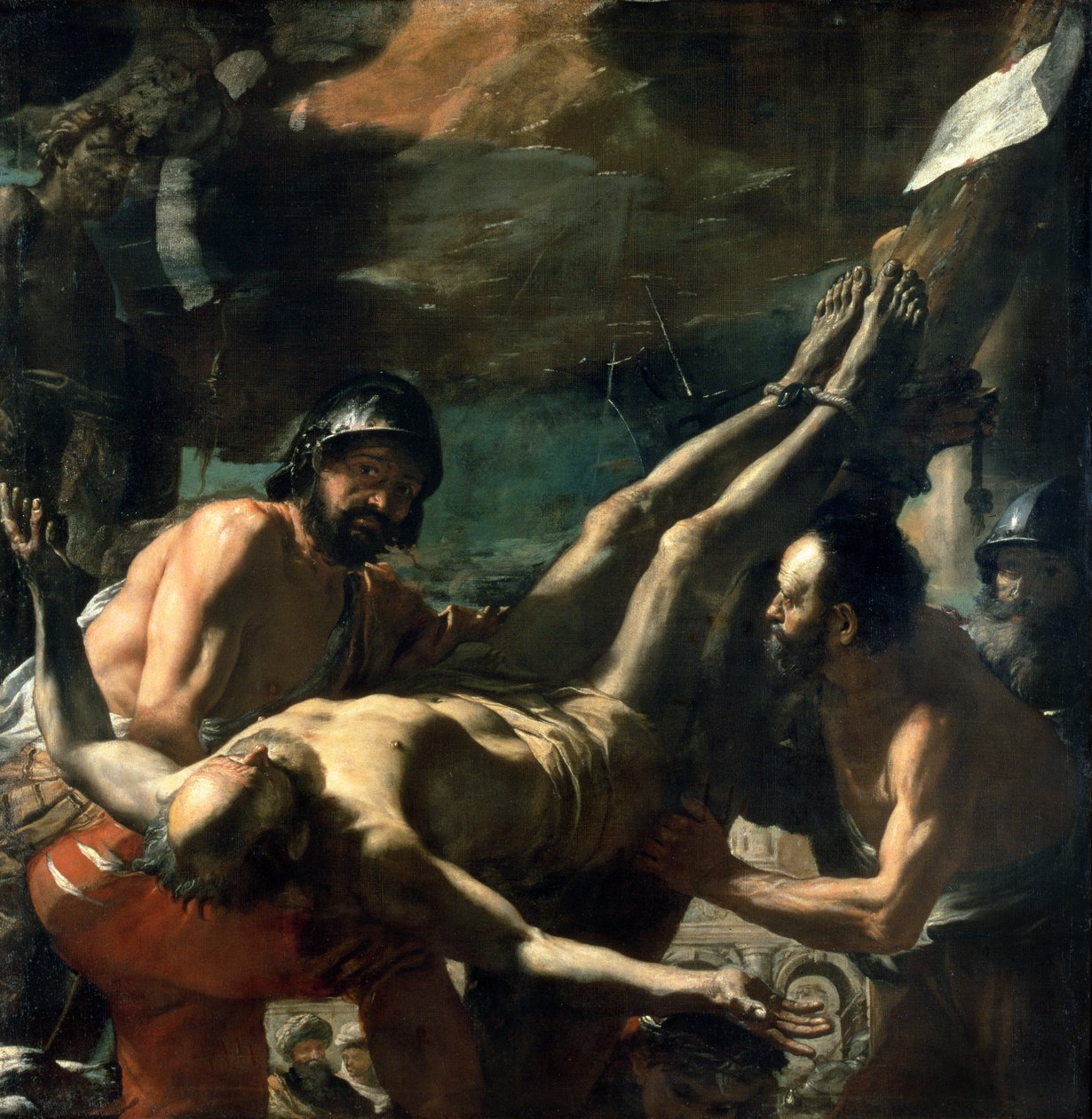 Męczeństwo św. Piotra, ok. 1656-60 autorstwa Mattia Preti