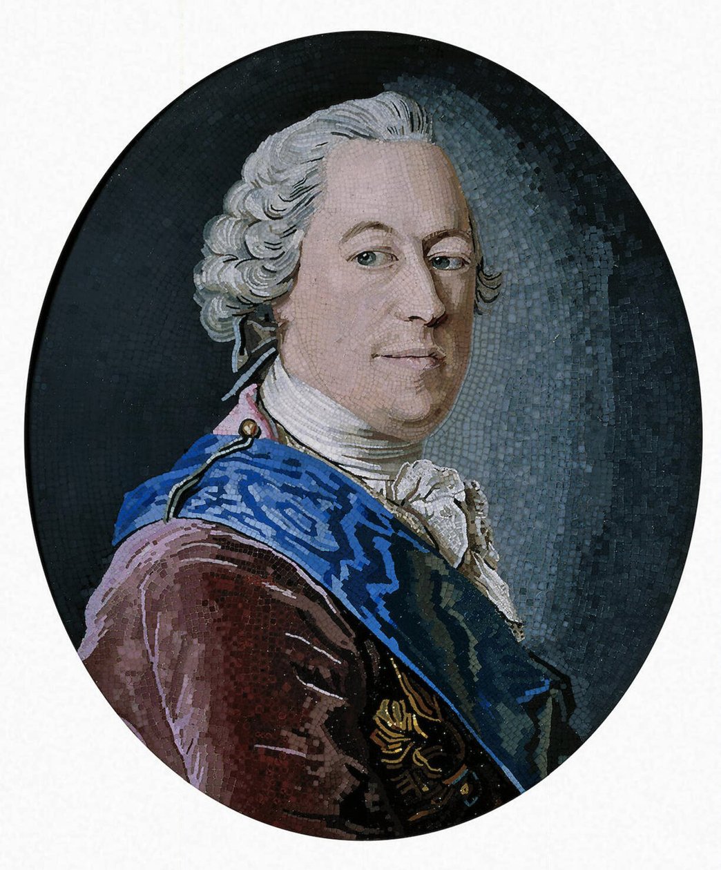 Portret hrabiego Michaiła Illarionowicza Woroncowa 1714-1767, 1755 autorstwa Matvey Vasilyevich Vasilyev