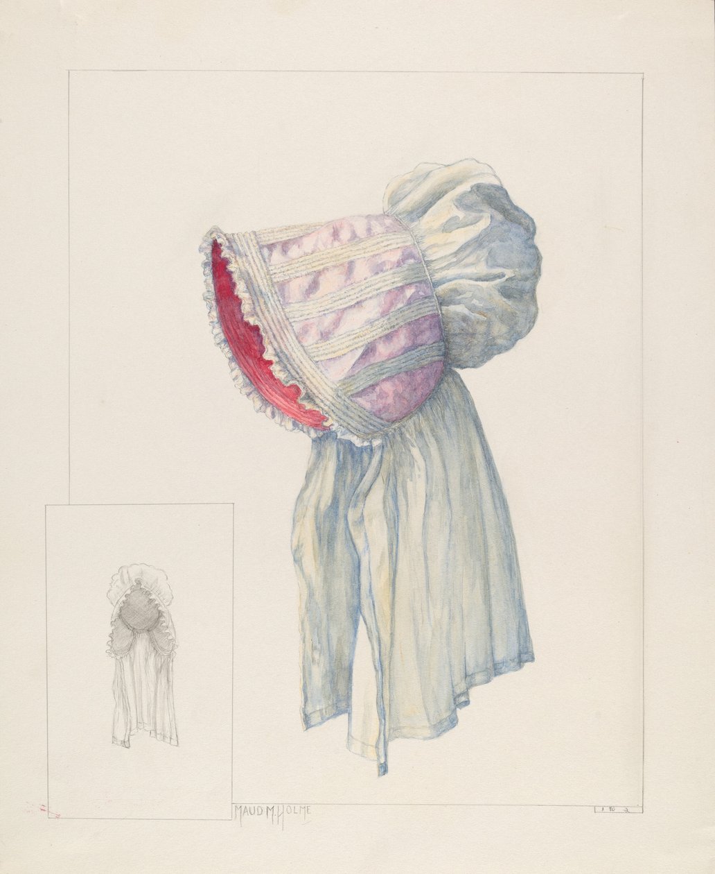 Czapeczka dziecięca, ok. 1937. autorstwa Maud M Holme