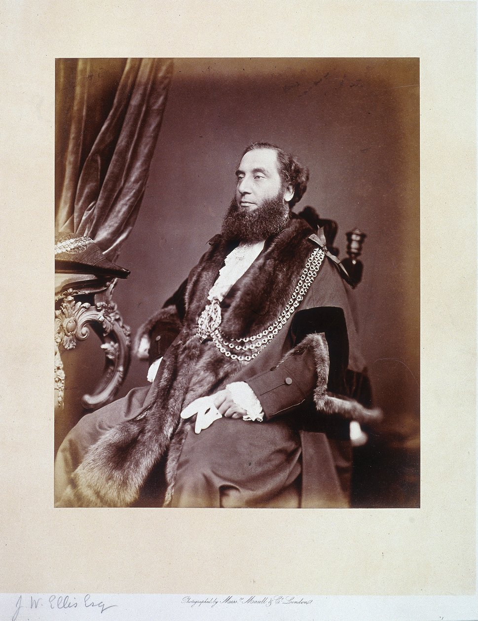 Sir John Whittaker Ellis, c1865 autorstwa Maull and Co