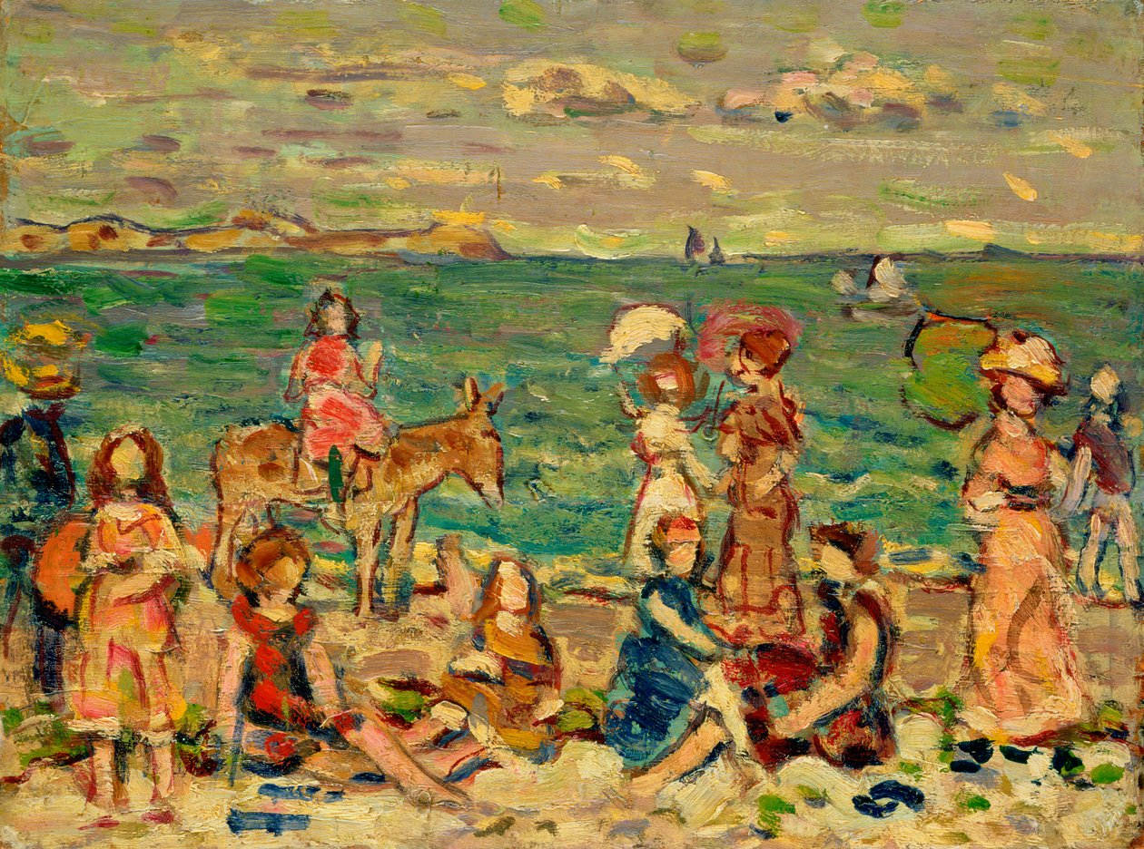 Scena na plaży, c.1912-13 autorstwa Maurice Brazil Prendergast