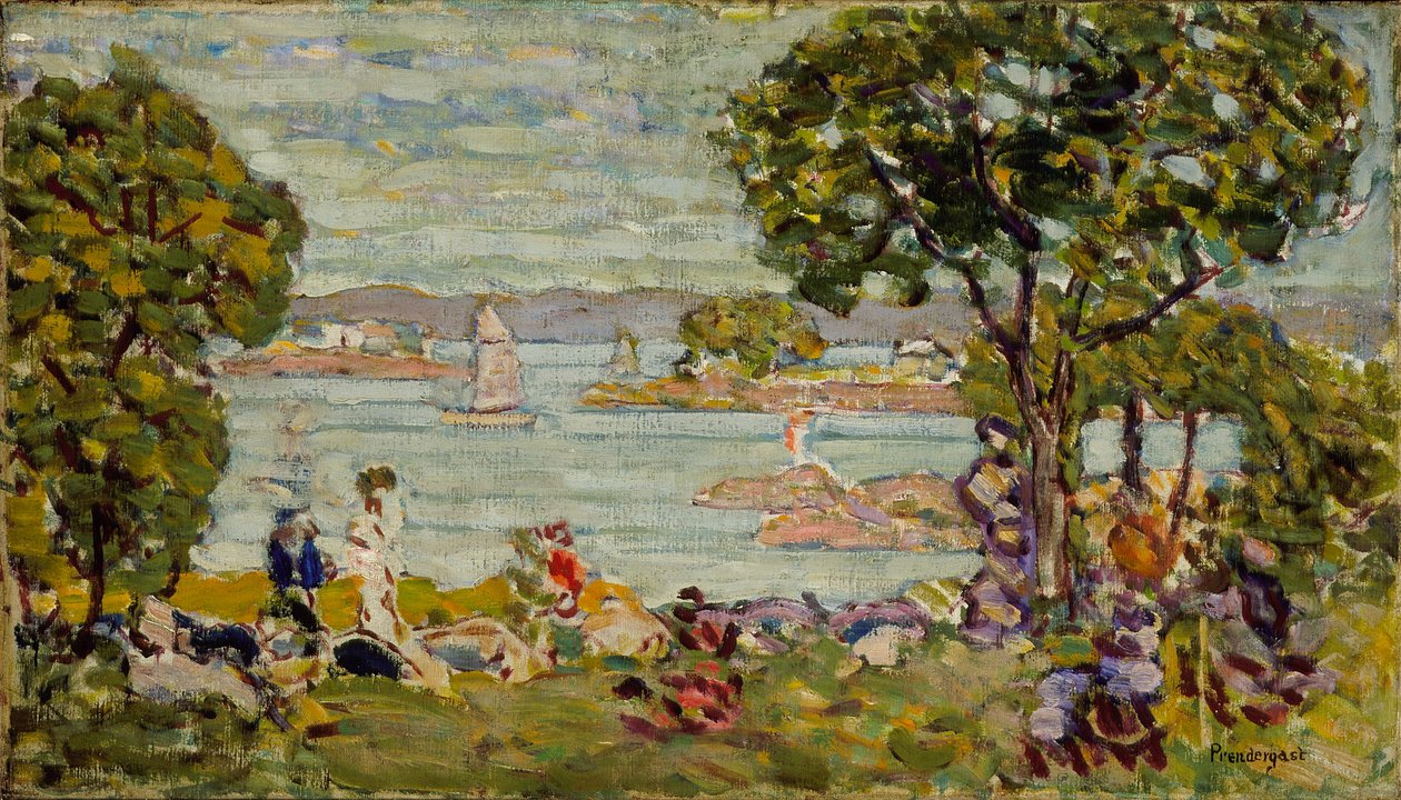 Zatoka, Maine, ok. 1907-10 autorstwa Maurice Brazil Prendergast