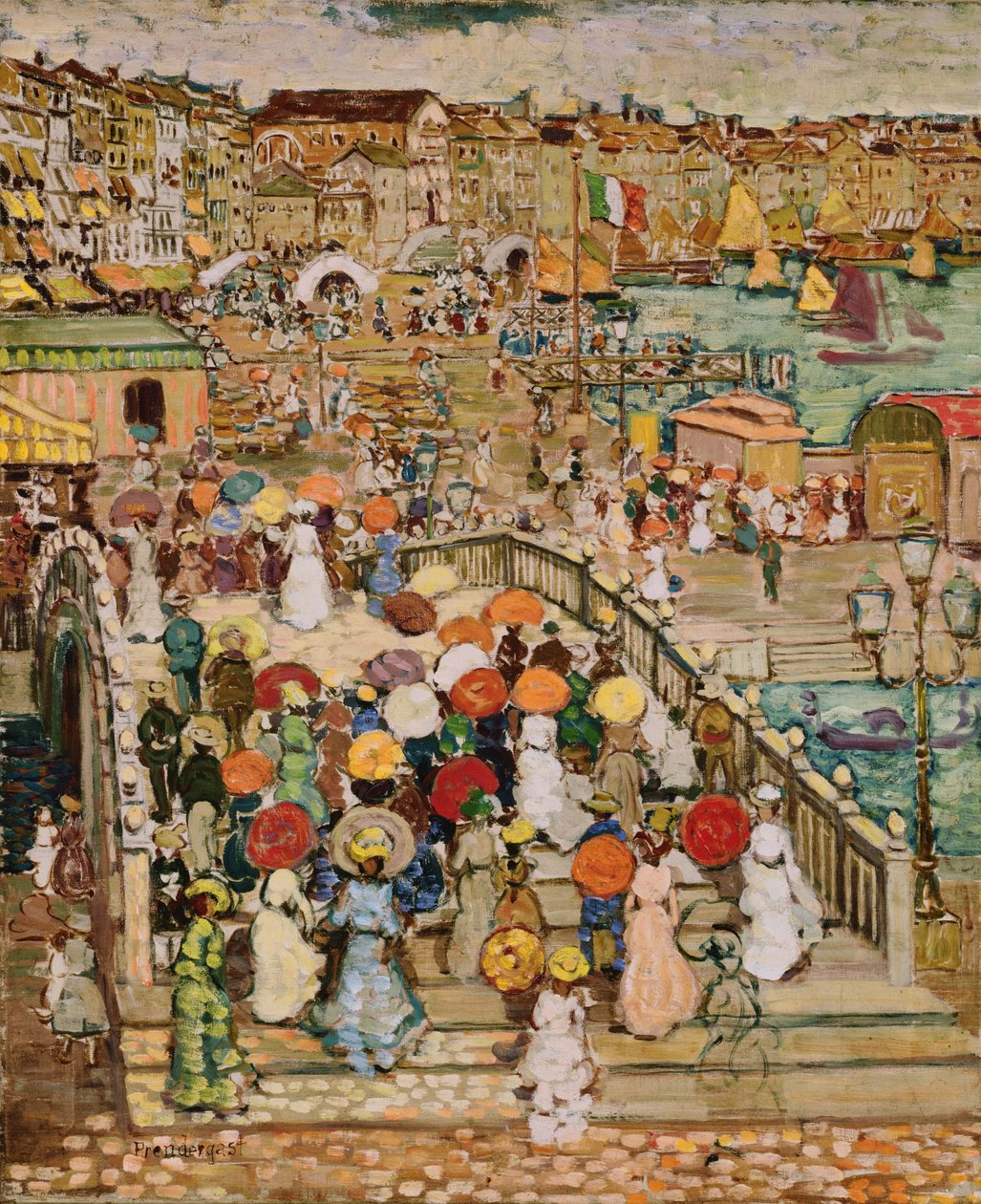 Ponte della Paglia autorstwa Maurice Brazil Prendergast