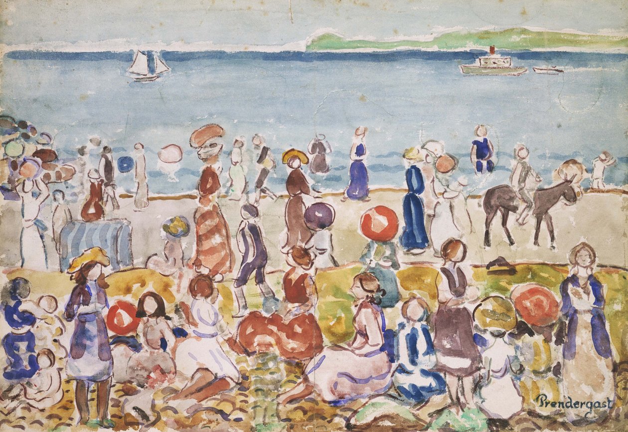 Plaża Revere nr 2 autorstwa Maurice Brazil Prendergast