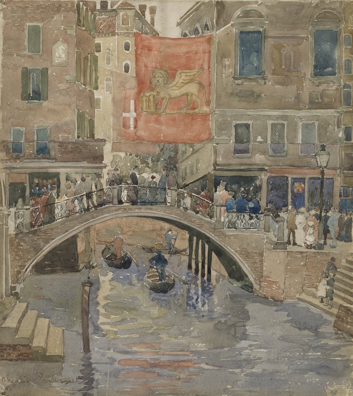 Wenecja, ok. 1898-99 autorstwa Maurice Brazil Prendergast