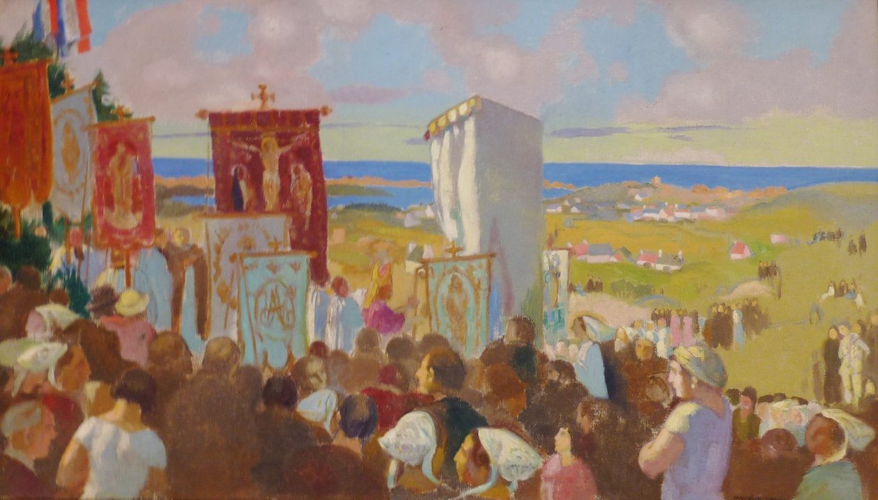 Przebaczenie Notre-Dame de la Clarte autorstwa Maurice Denis