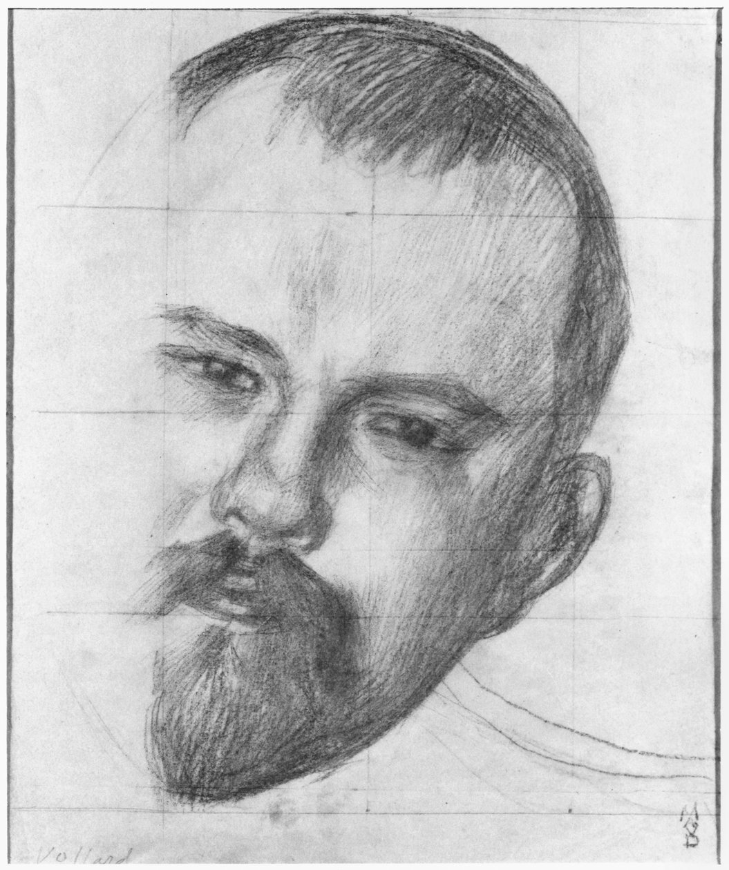 Ambroise Vollard (1868-1939) 1899 (ołówek i sangwina) autorstwa Maurice Denis