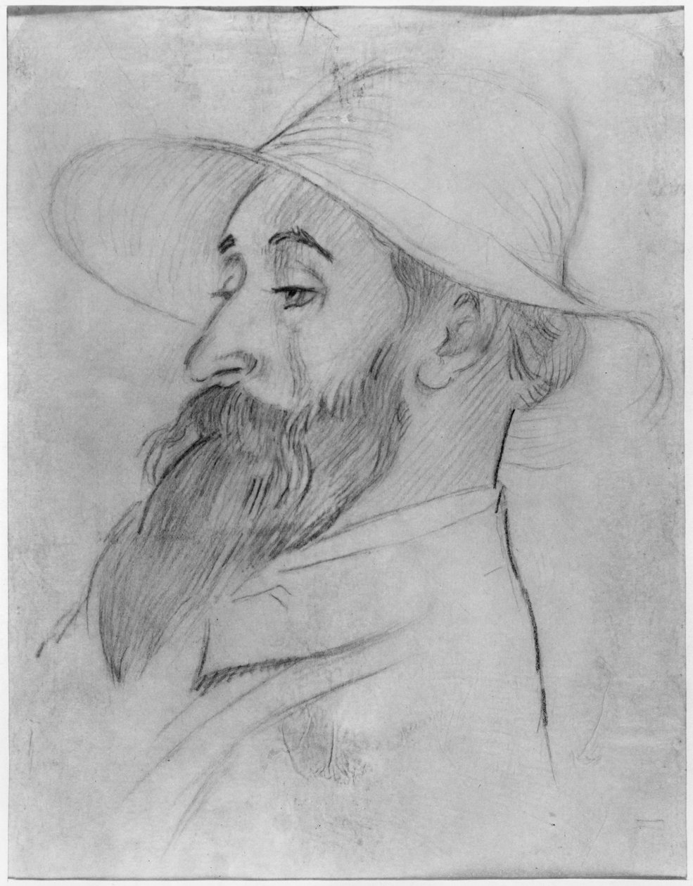 Aristide Maillol, 1902 (ołówek i węgiel na papierze) autorstwa Maurice Denis
