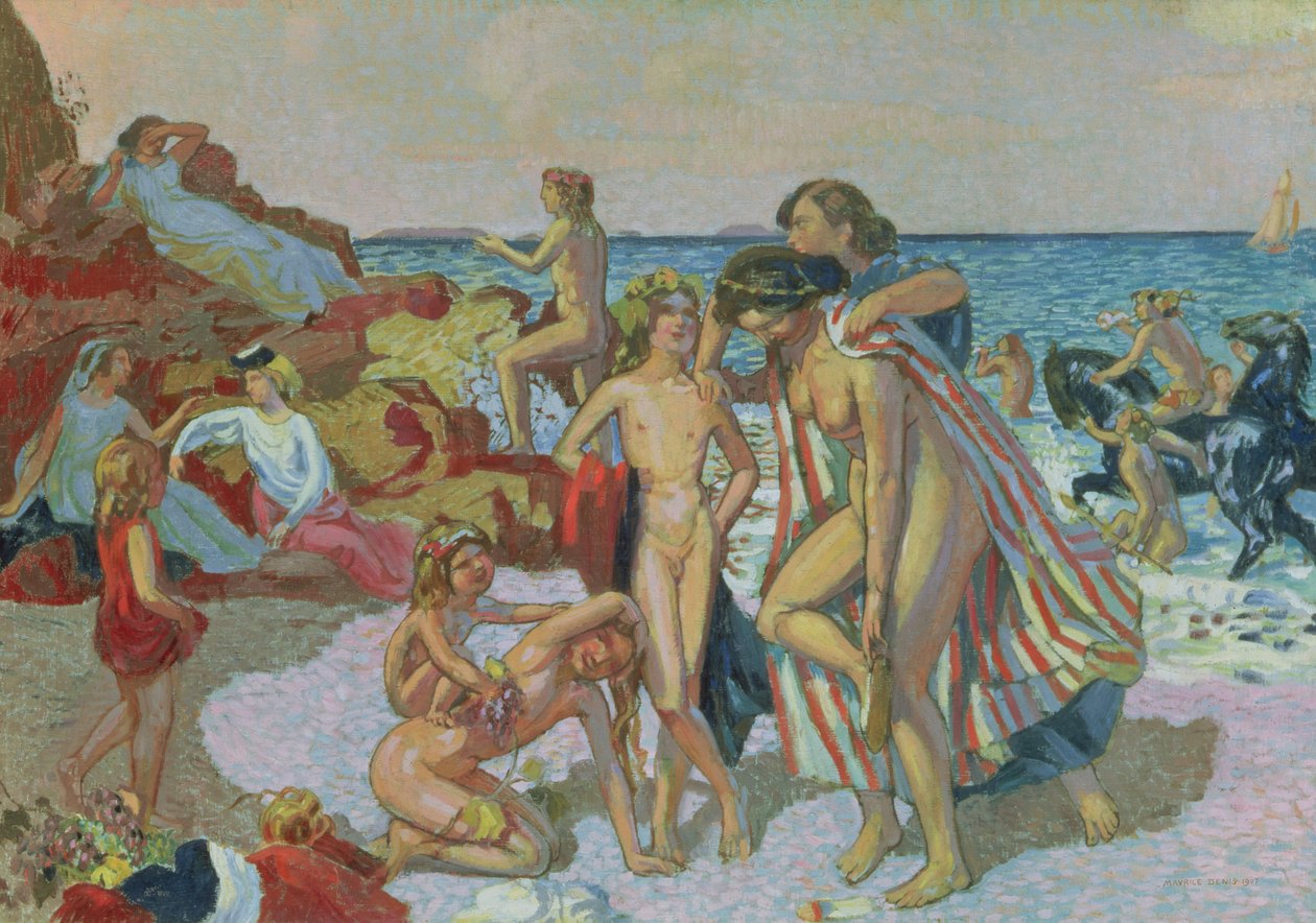 Bachus i Ariadna, 1907 autorstwa Maurice Denis