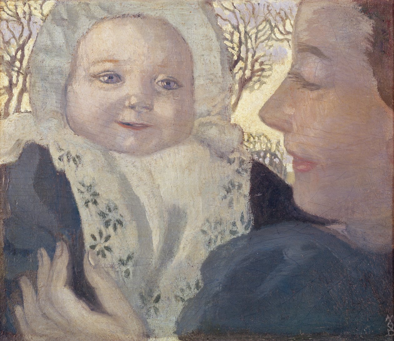Bernadette i jej Matka, ok. 1900 (olej na kartonie) autorstwa Maurice Denis