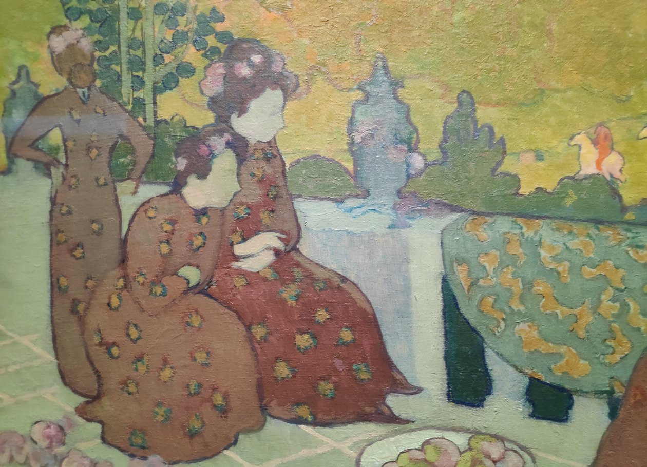 Kobiety siedzące na tarasie też mówią: wrześniowy wieczór autorstwa Maurice Denis