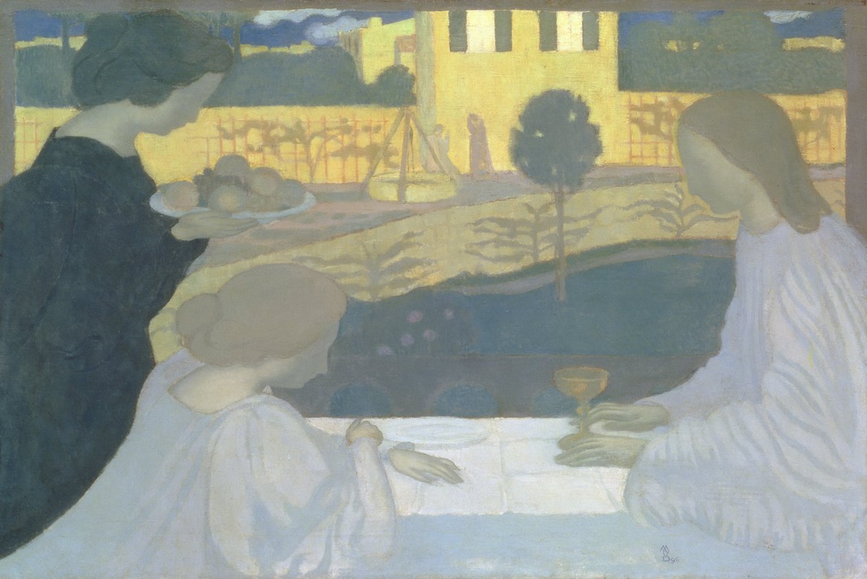 Marta i Maria, 1896 (patrz 183457) autorstwa Maurice Denis