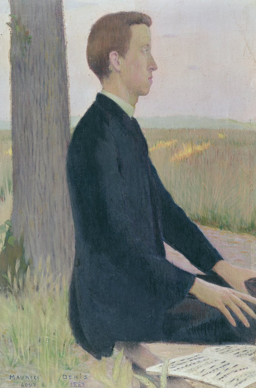 Portret Rafaela Lemeuniera, 1889 autorstwa Maurice Denis