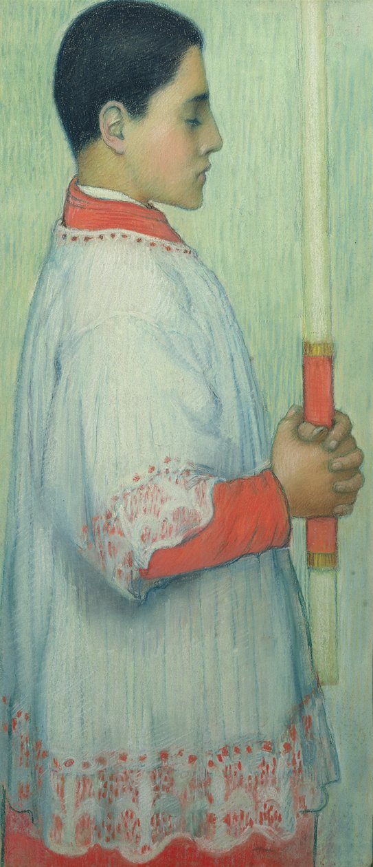 Chórzysta, 1889-90 autorstwa Maurice Denis