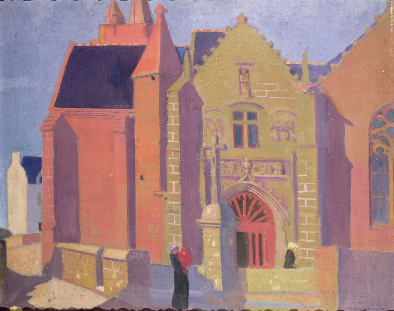 Kościół Notre-Dame de la Clarte w Perros-Guirac, 1923 autorstwa Maurice Denis