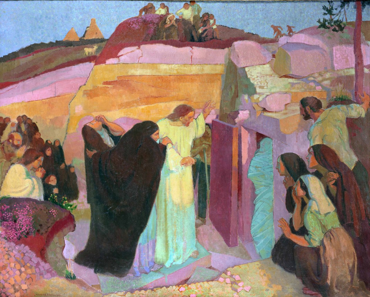 Wskrzeszenie Łazarza, 1919 autorstwa Maurice Denis