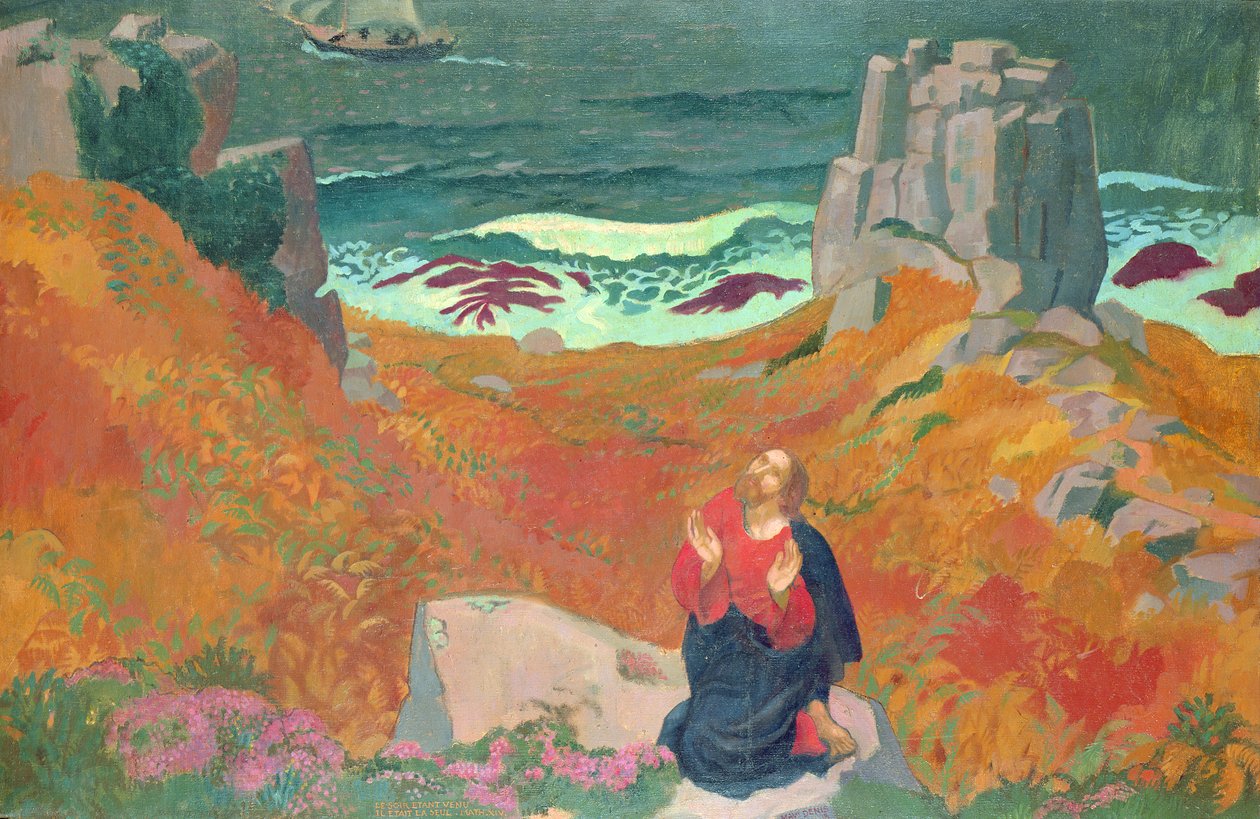 Samotność Chrystusa, 1918 autorstwa Maurice Denis