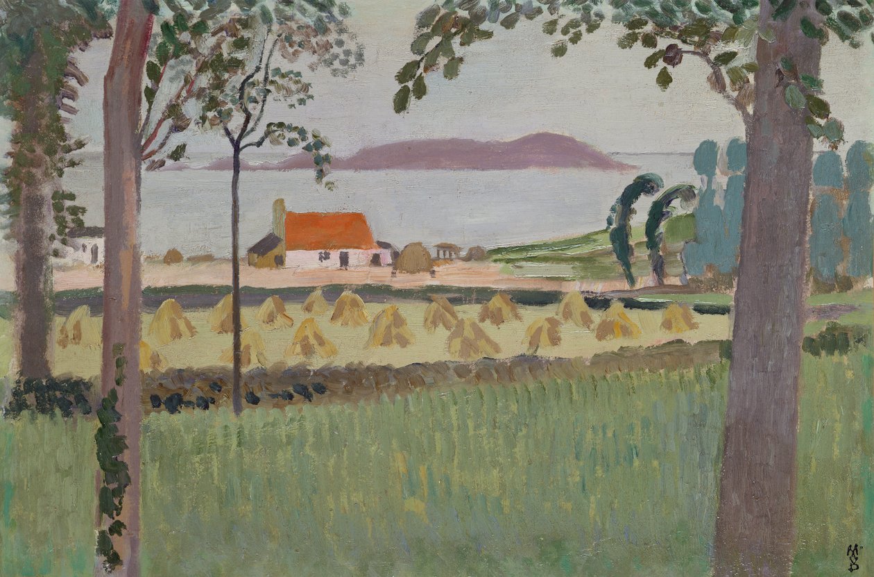 Mała farma w Louannec, 1911 autorstwa Maurice Denis