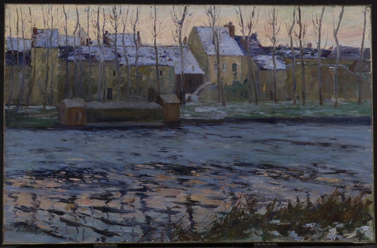 Moret, zima, 1895 autorstwa Maurice Galbraith Cullen