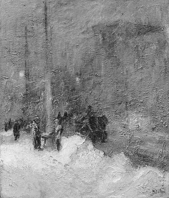 Śnieżyca, Wieczór autorstwa Maurice Galbraith Cullen