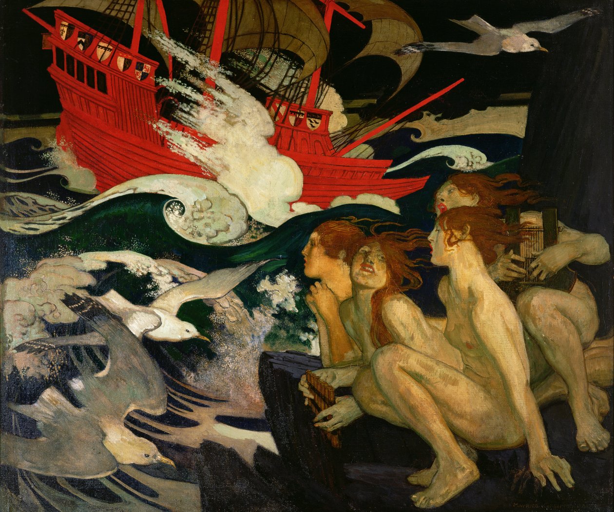 Syreny autorstwa Maurice Greiffenhagen