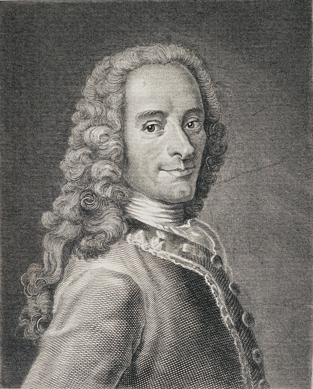 Франсуа Мари Аруэт де Вольтер (1694-1778) өнгөлсөн autorstwa Maurice Quentin de La Tour