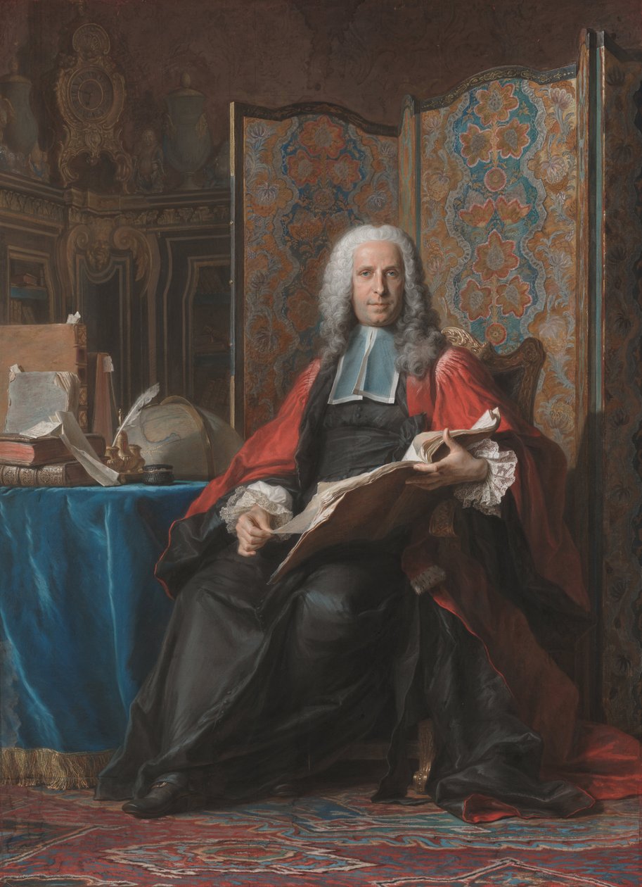 Portret Gabriela Bernarda de Rieux autorstwa Maurice Quentin de La Tour