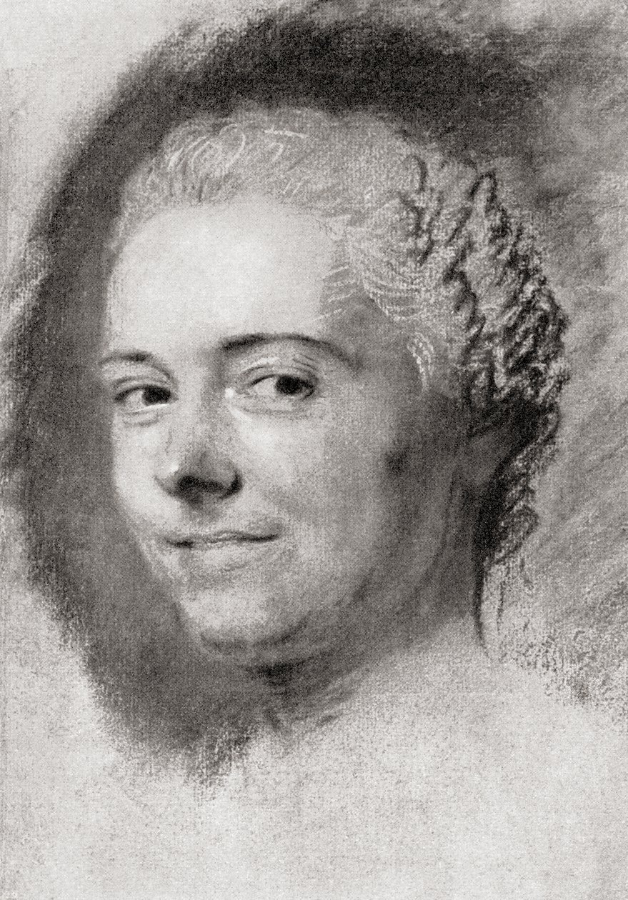 Nieznany obraz autorstwa Maurice Quentin de La Tour