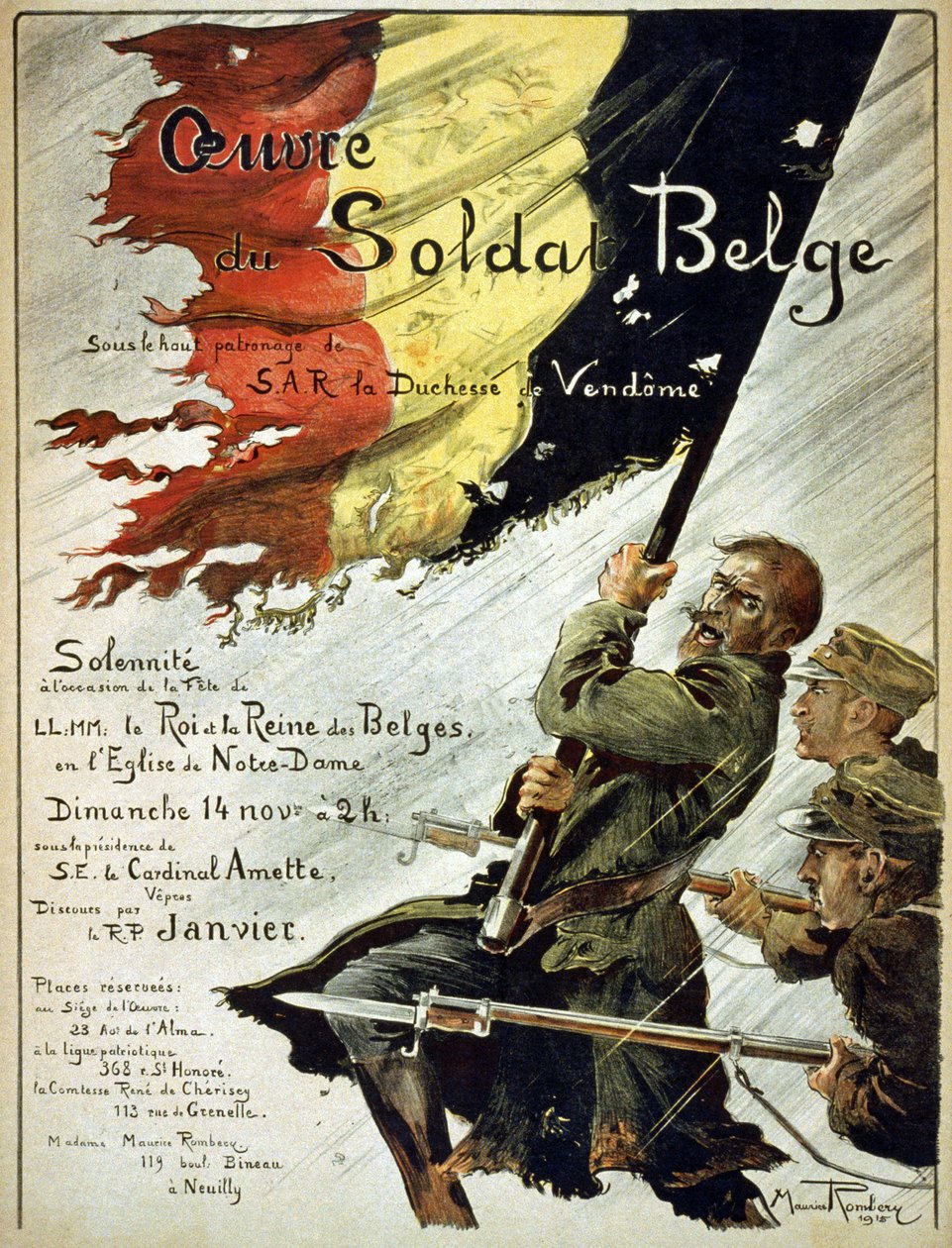 Związek Żołnierza Belgijskiego, 1915 autorstwa Maurice Romberg
