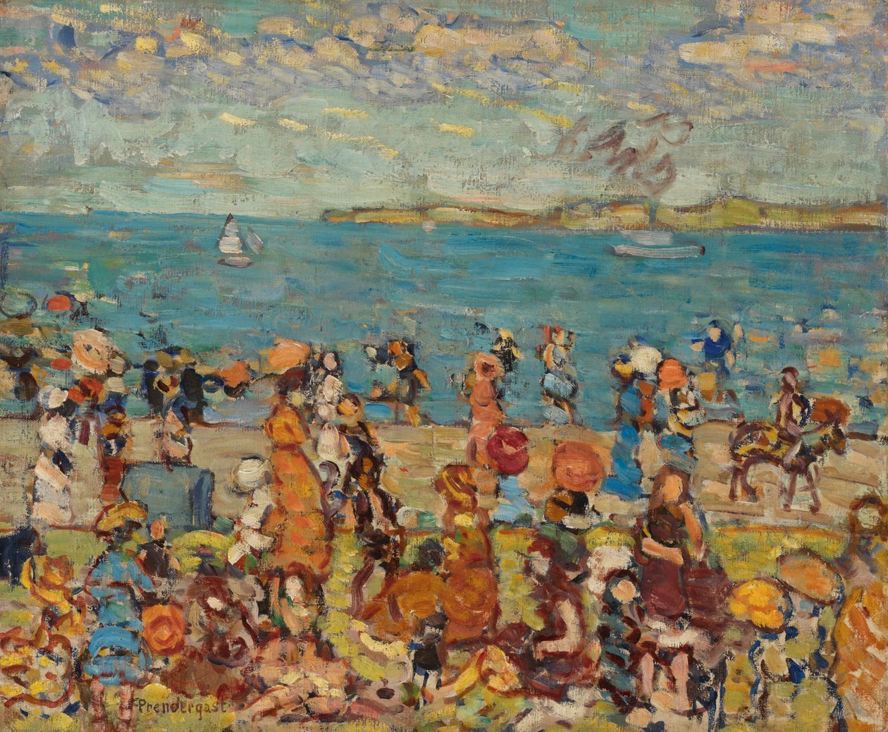 Scena na plaży autorstwa Maurice Brazil Prendergast